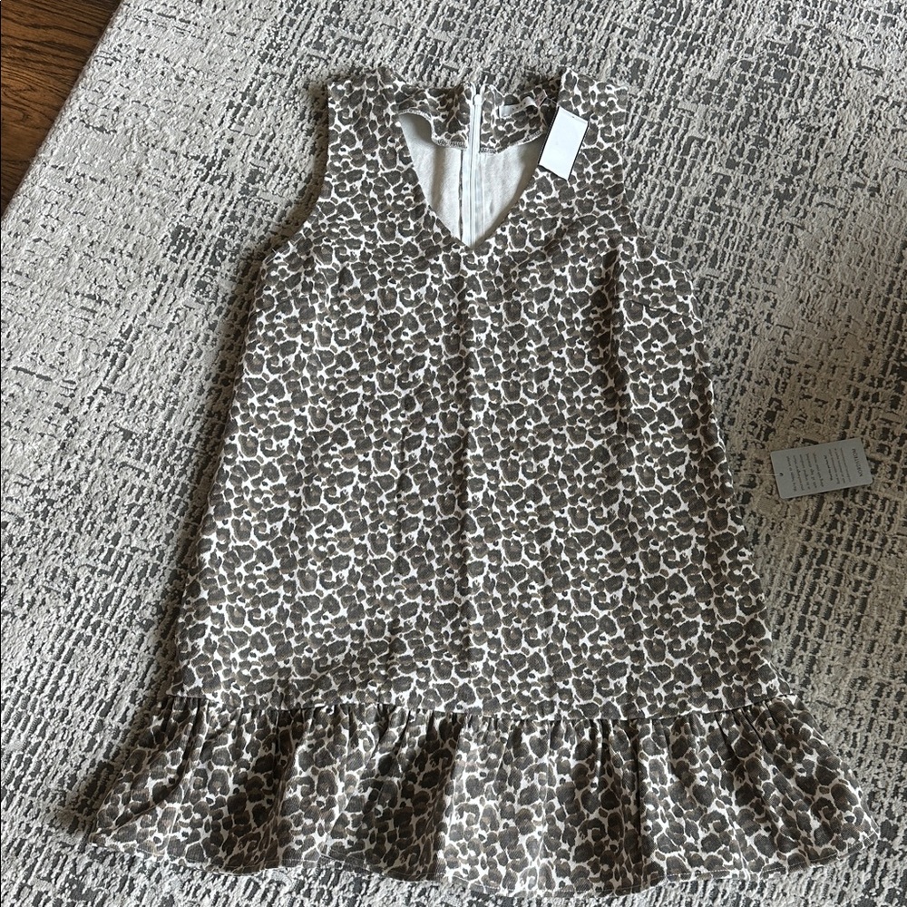 Leopard Print Sleeveless Dress. New!